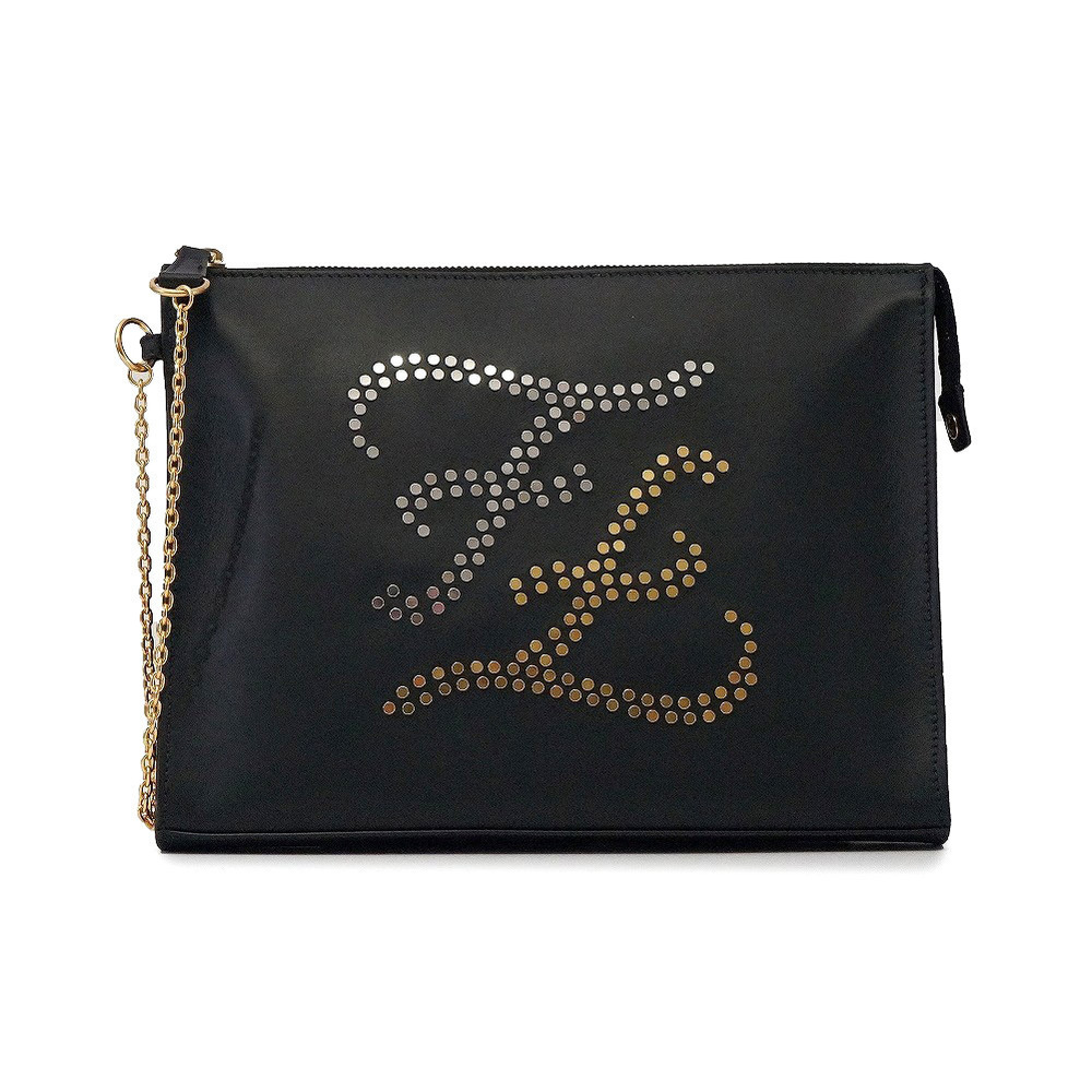 Fendi Document Case Calligraphy Black - image 1